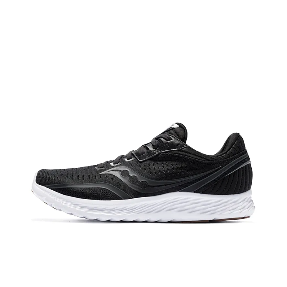 Saucony KINVARA 11 Elite 11 Lightweight Low Top Беговые кроссовки Мужские Черные Удобные Амортизация Спортивные