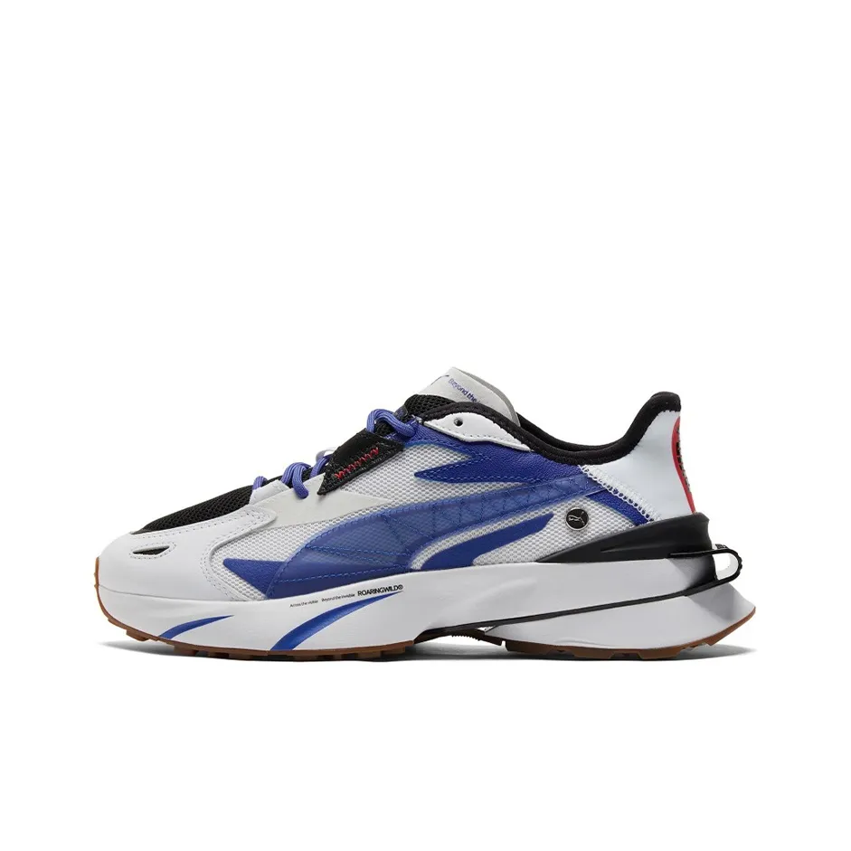 ROARINGWILD x PUMA Pwrframe OP 1 2 Low Топ Casual Унисекс Белый Синий