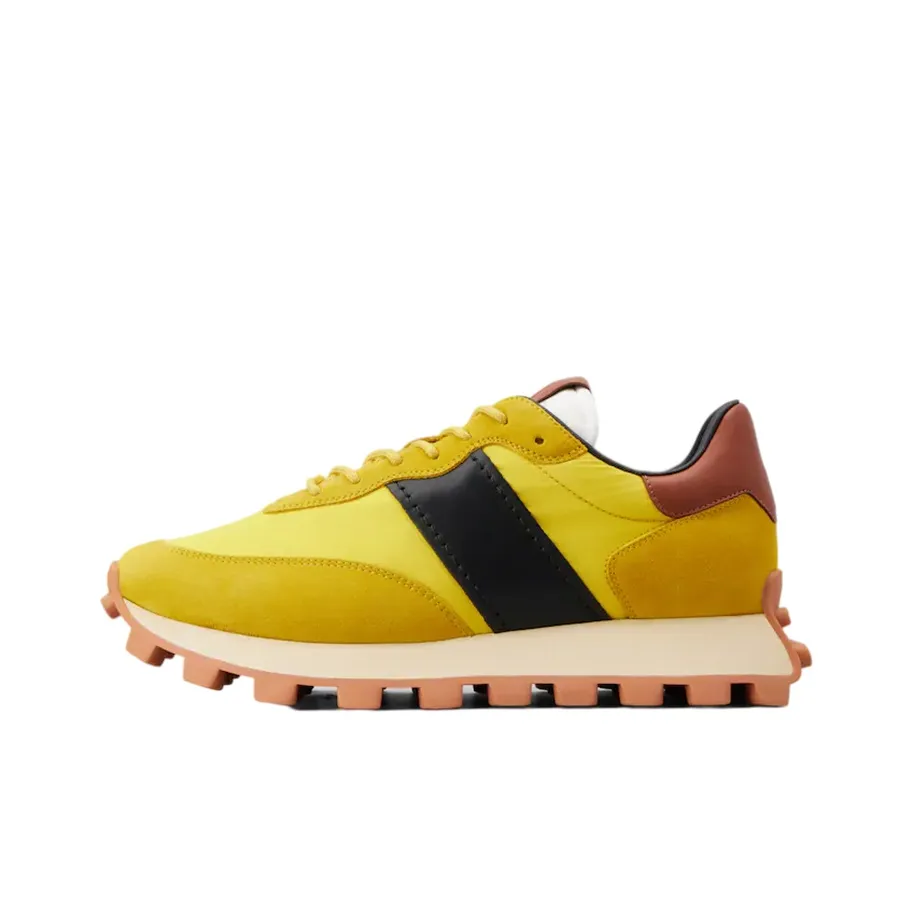 TOD'S Низкий топ Повседневная обувь Мужская Желтая