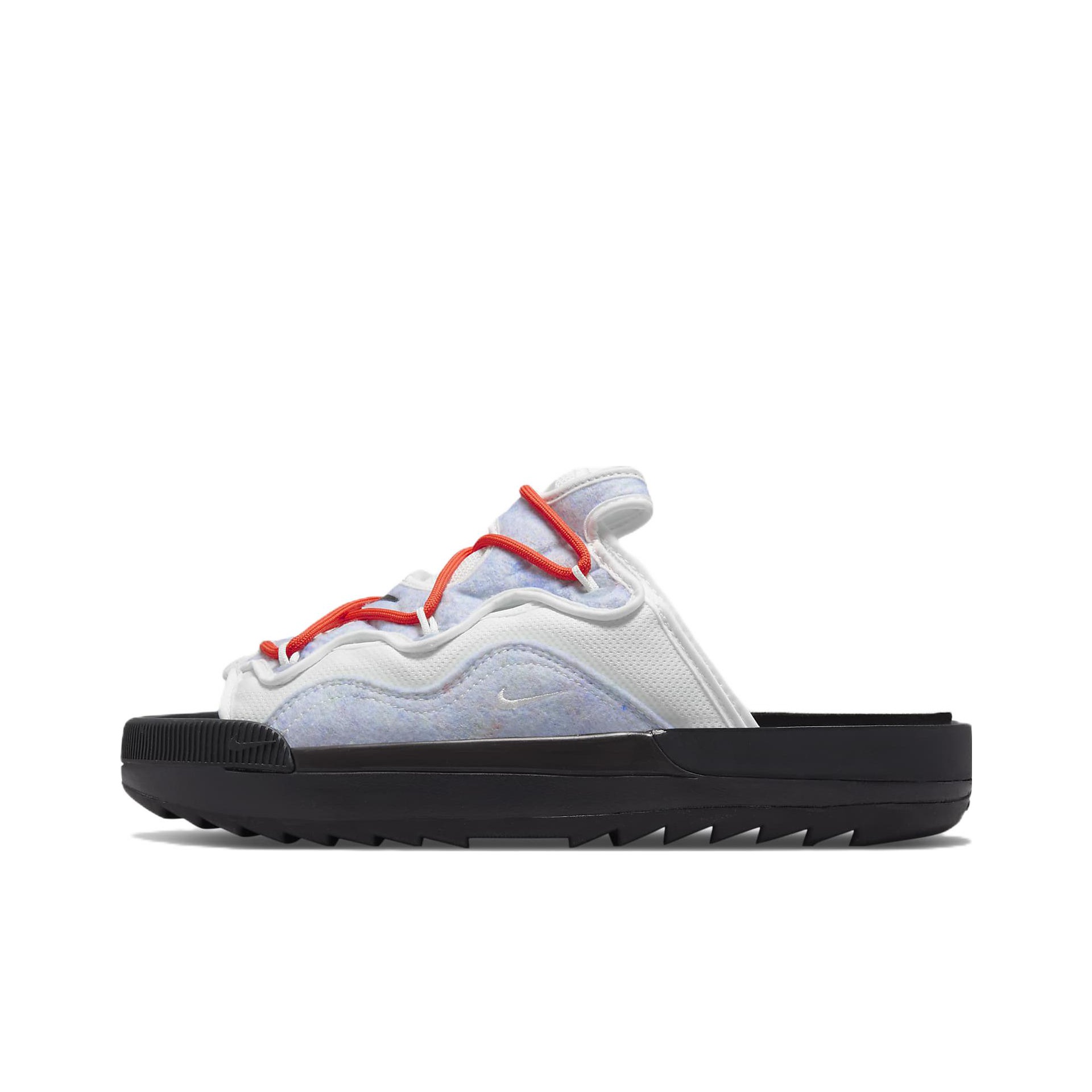 nike sandals with clear bottom