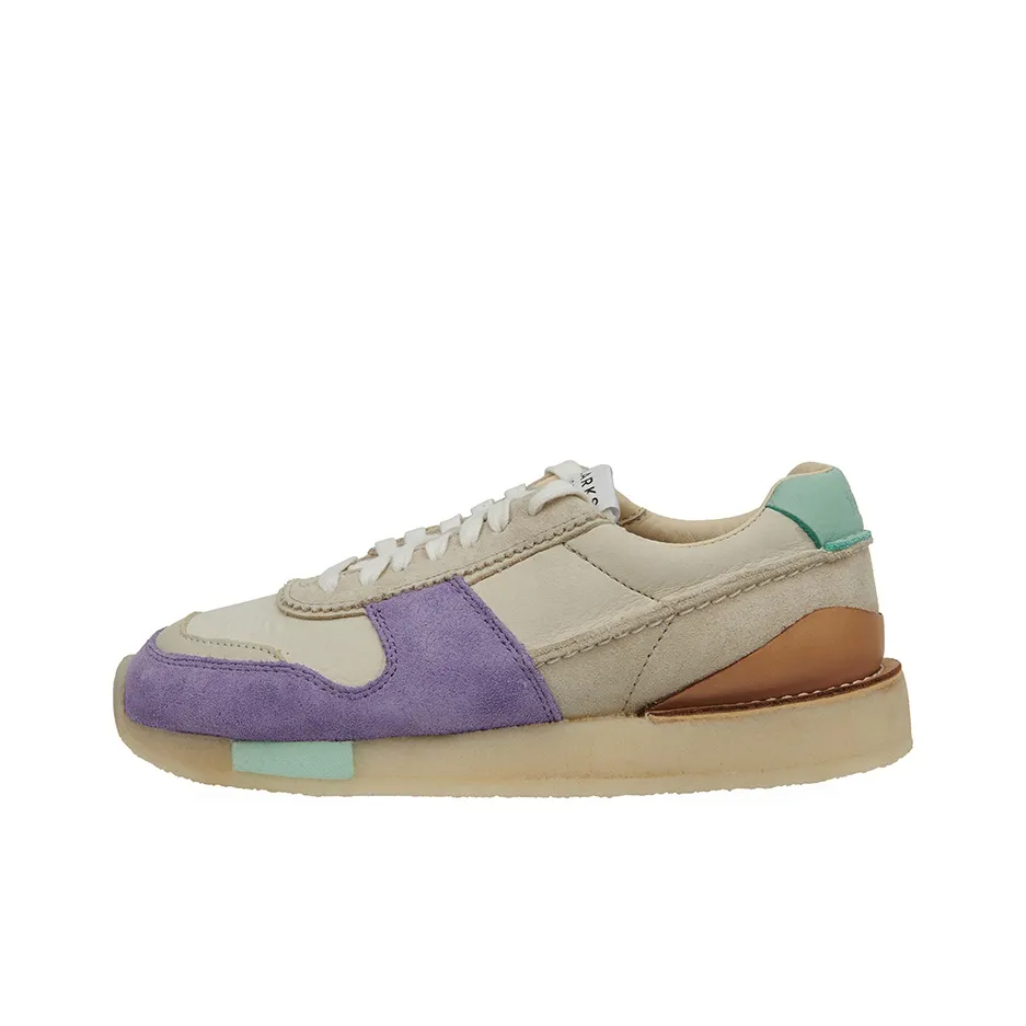 Clarks Originals Low Top Running Shoes Women's Purple Gray