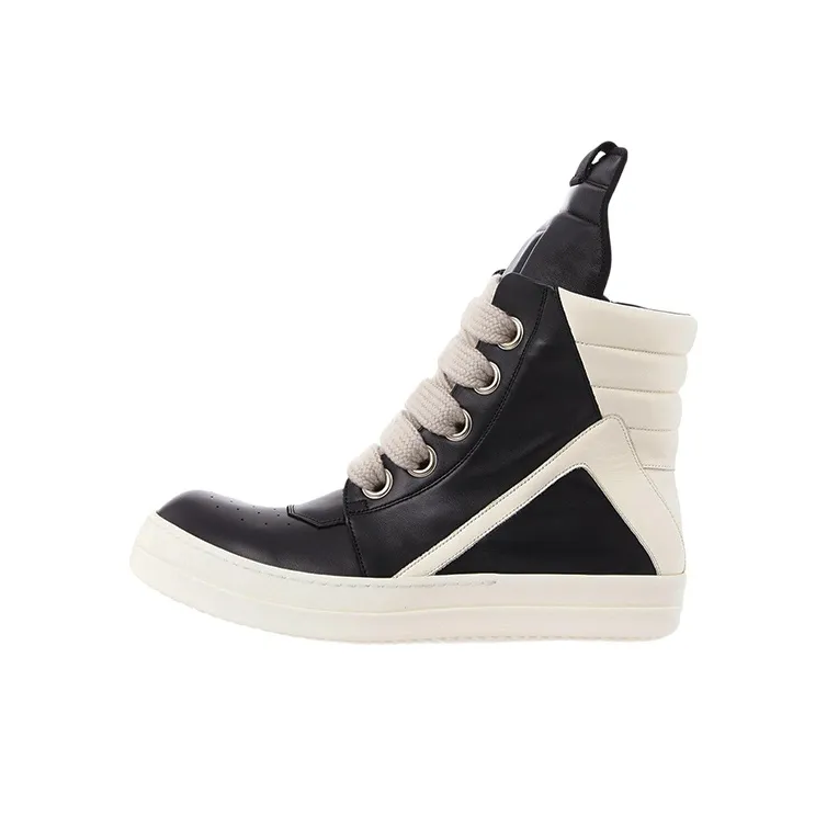 RICK OWENS/RO Fogachine High Top Skateboard Shoes Women's Black