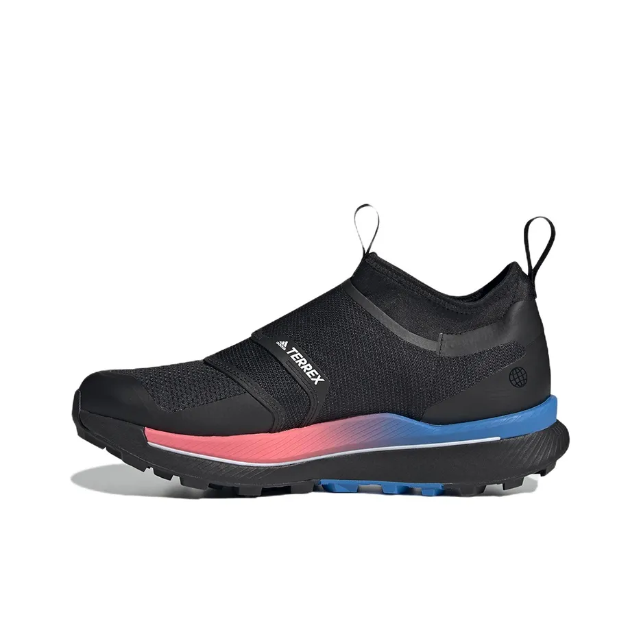 adidas Terrex Agravic Pro Устойчивый к истиранию MID Топ Уличная обувь Мужская Черный Синий Красный