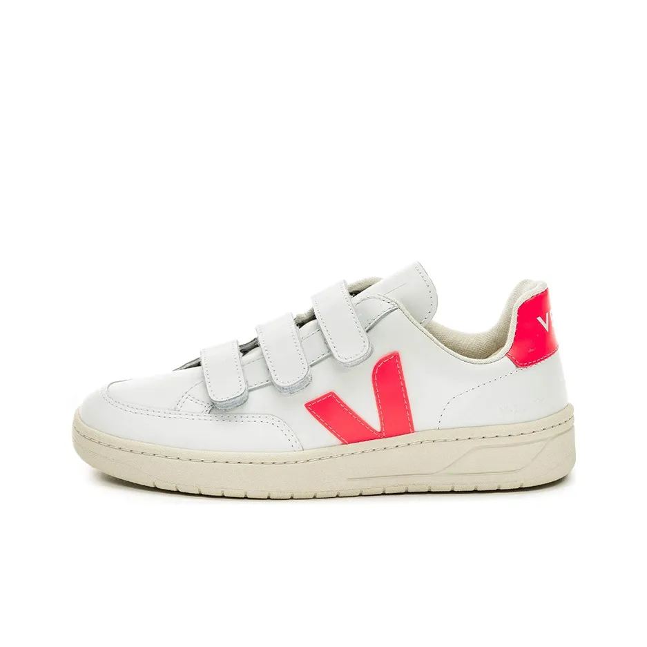 VEJA V Замок Стильные Скейтбординги Женские Белые Розовые