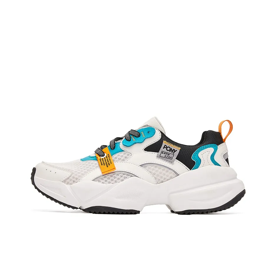 PONY NS501 Низкий Топ Повседневная Обувь Унисекс Белый Зеленый