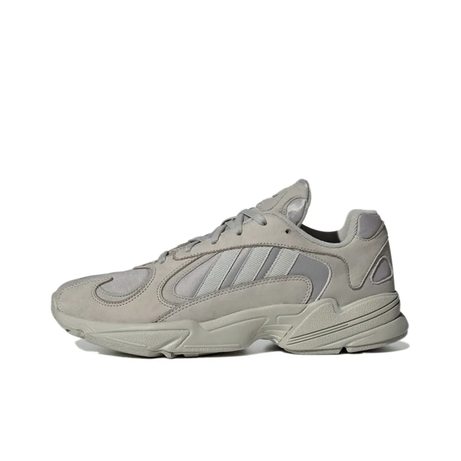 Adidas Originals YUNG 1 Дышащий Низкий Топ Casual Унисекс Серый