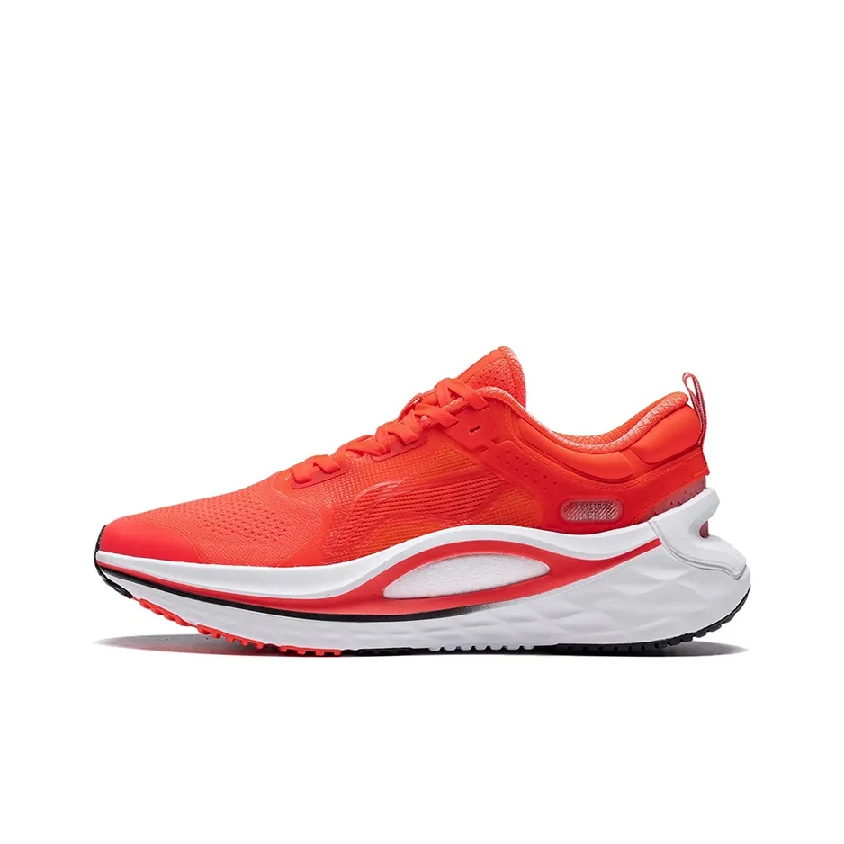 LiNing Furious Rider 6.0 Cushioned Slip-Resistant Abrasion-Resistant Breathable Low-Top Running Shoes Men's Red