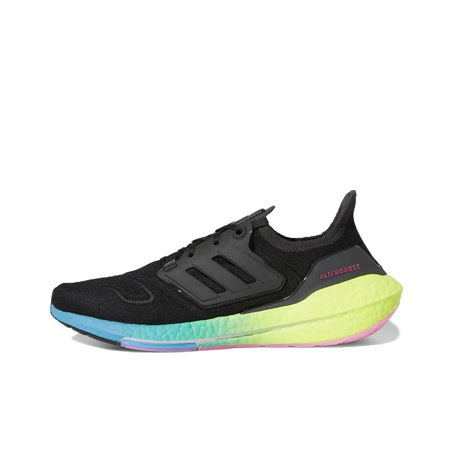 Adidas ULT Slip-resistant Abrasion-resistant Low Top Беговые кроссовки Мужские Черные Желтые