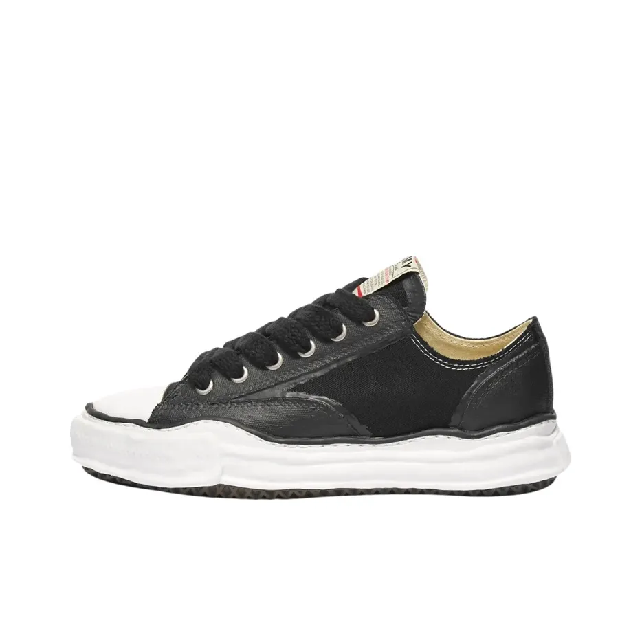 MIHARA YASUHIRO Коллаборация Коллекция Низкий Топ Стильные Скейтбординги Мужской Черный