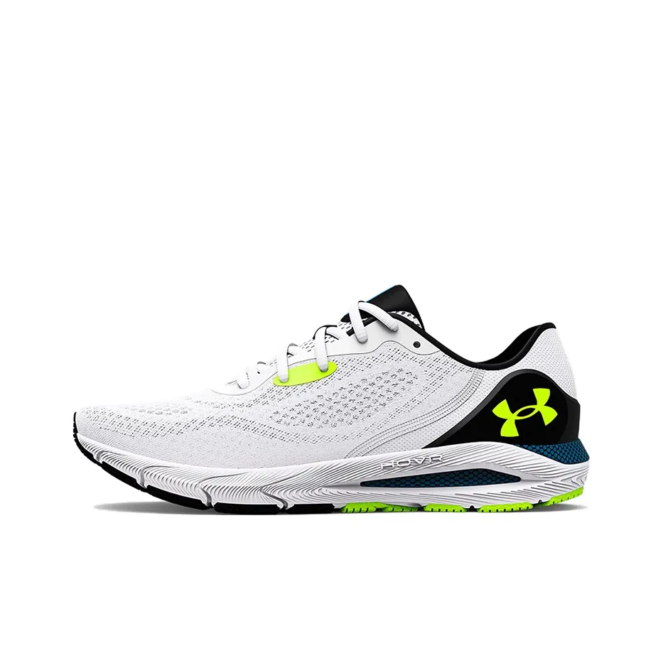 Under Armour HOVR Sonic 5 Low Топ Повседневные Беговые Кроссовки Мужские Белые Зеленые