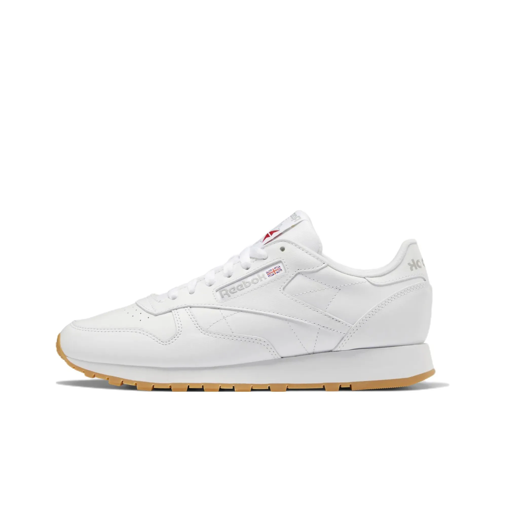 Reebok Classic Leather Low Топ Повседневные Беговые Кроссовки Унисекс Ярко-белый
