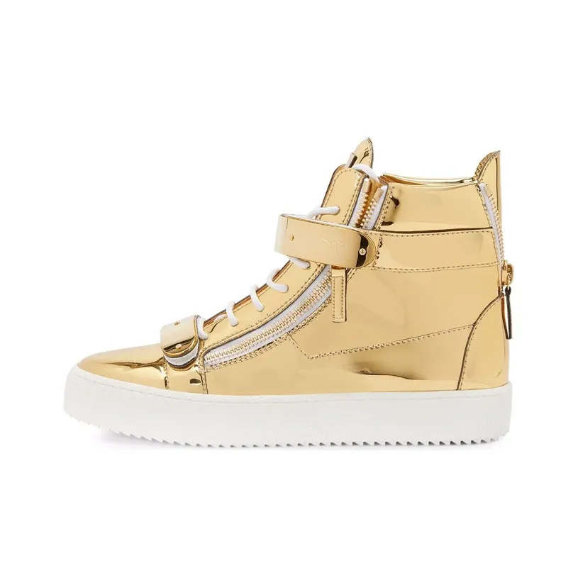 Giuseppe Zanotti/GZ Coby High Top Skateboard Shoes Men's Gold