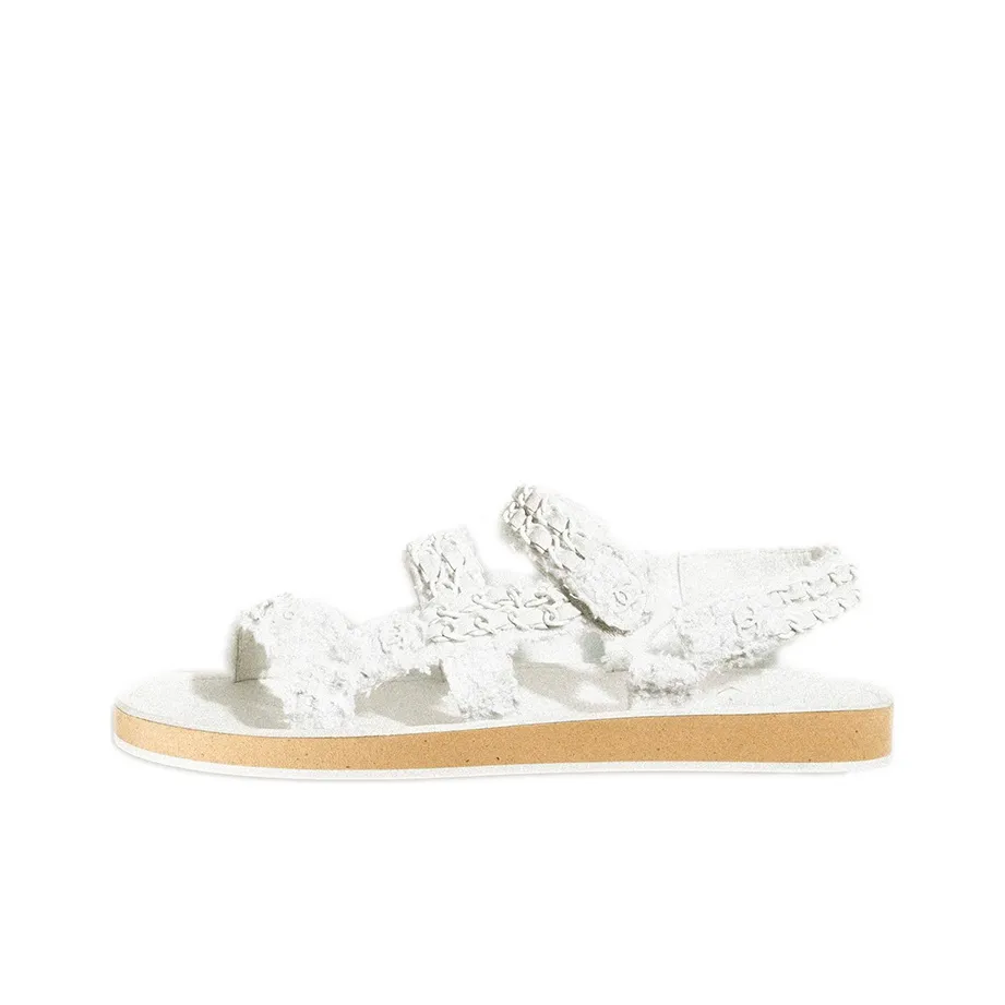 CHANEL Sports Sandals Women's White