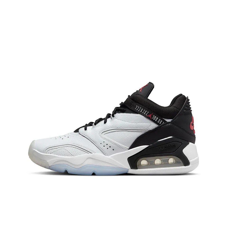 JORDAN Point Lane White Black Red