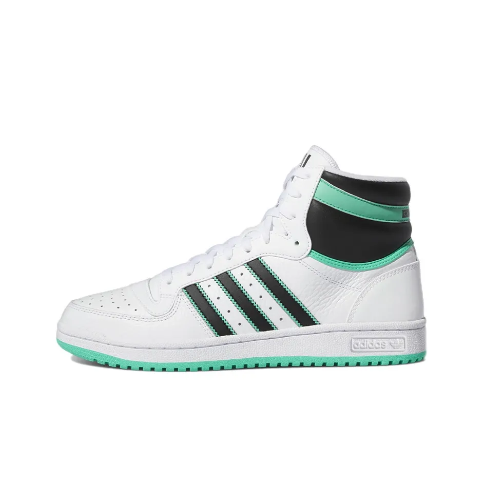 Adidas Top Ten Rb Cloud White Core Black Hi Res Green