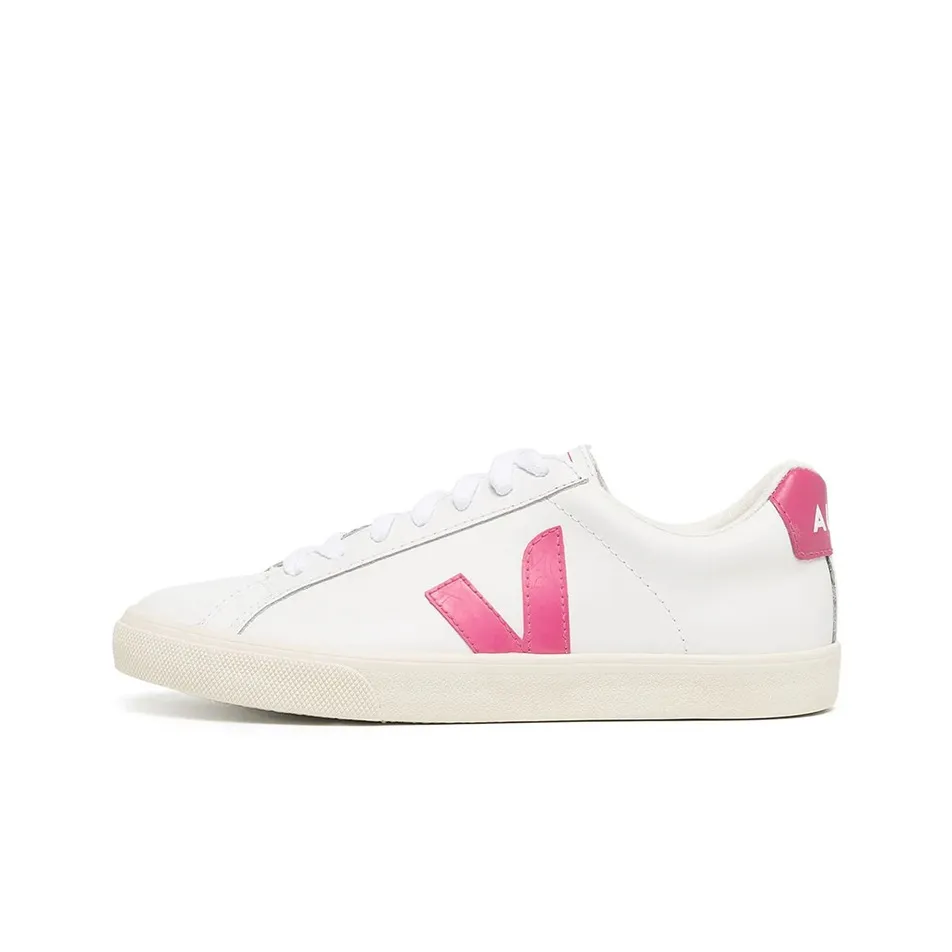 VEJA Esplar Low-Top Skateboard Shoes Women's White Pink