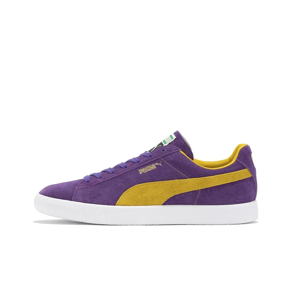 PUMA Suede Vtg Made In Japan Prism Violet Spectra Yellow