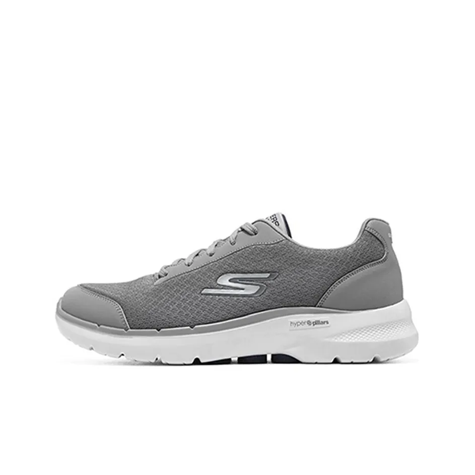 Skechers Go Walk 6 Low Топ Casual Мужской Серый