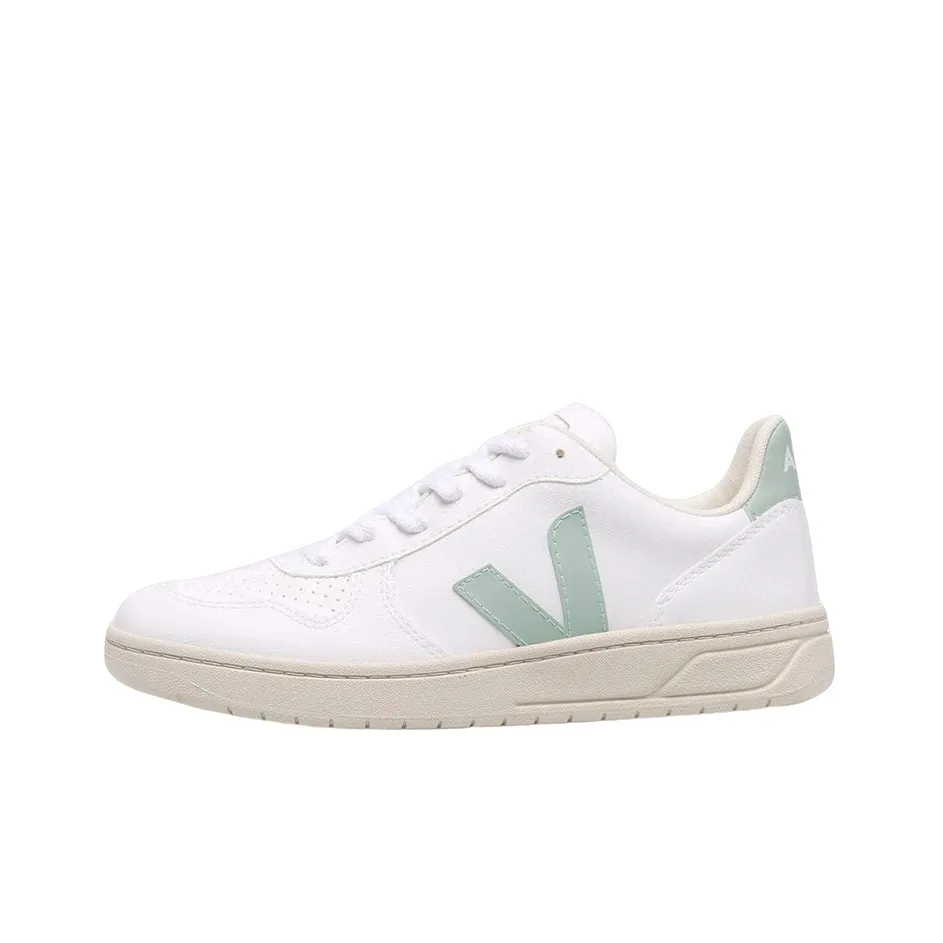 VEJA V 10 Lace Up 'White Matcha'