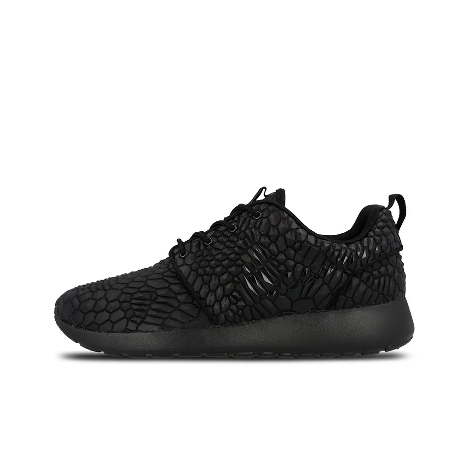 Nike Roshe One Амортизаторы Shock противоскользящие устойчивые к истиранию низкий топ кроссовки для бега на марафон женские черные