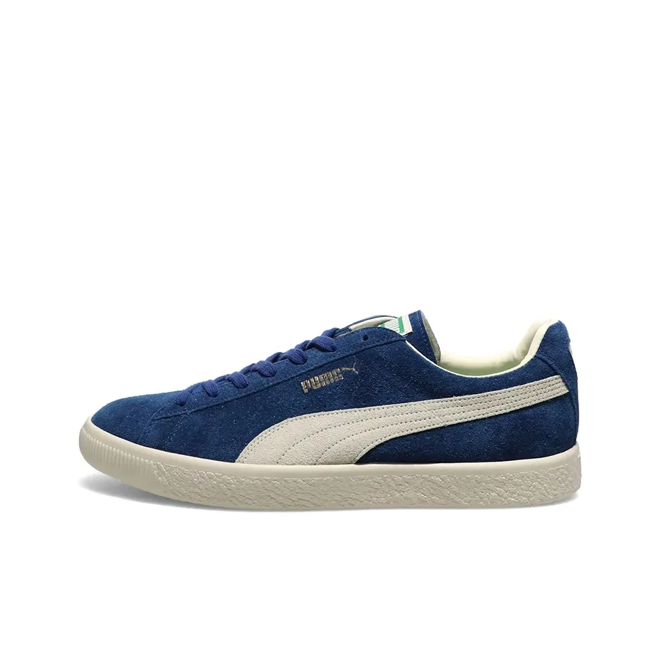 PUMA Suede Vtg Made In Japan Atmos Navy White