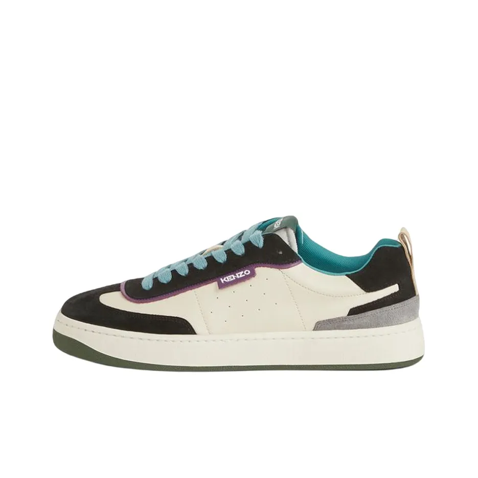 KENZO Takumi Takada Slip Resistant And Abrasion Resistant Coverage Low Top Sports Casual Shoes Men's Black White