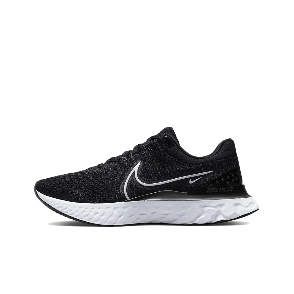 Nike React Infinity Run Flyknit 3 Black White