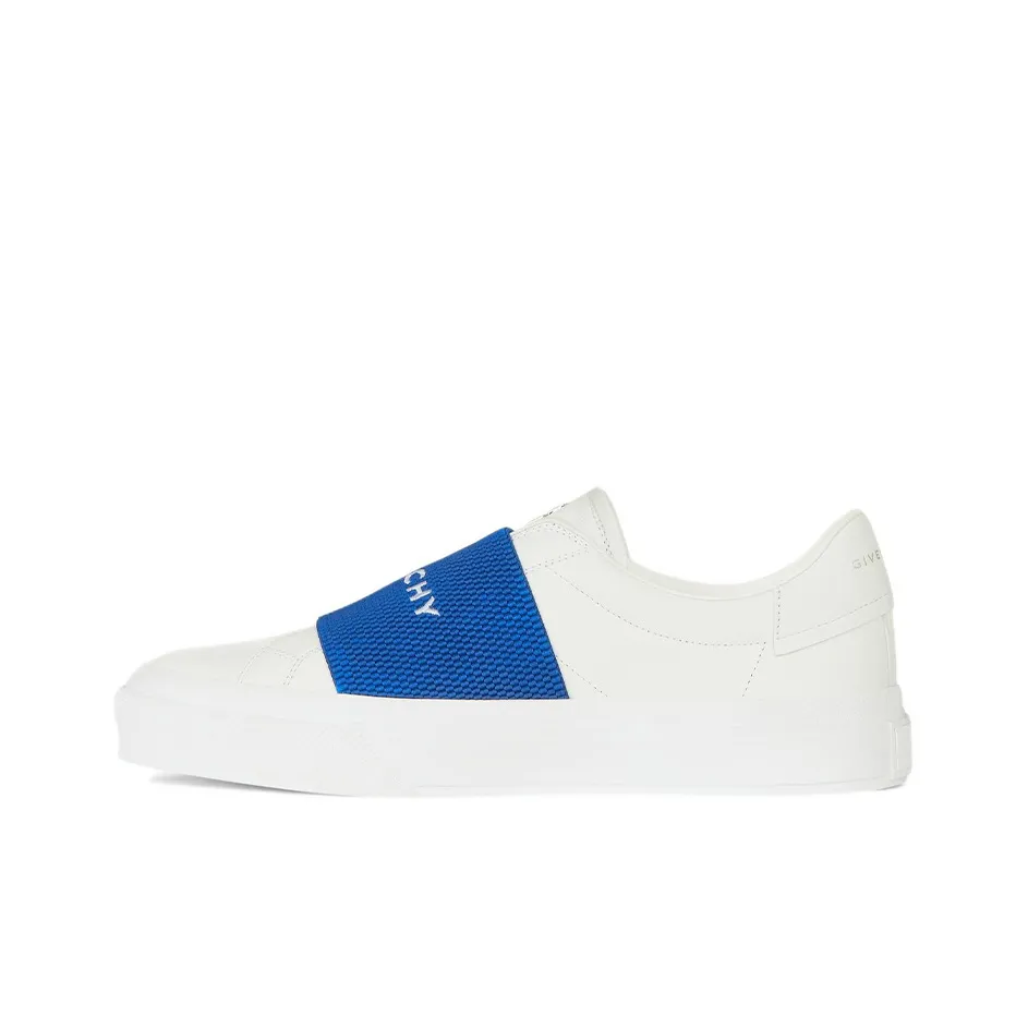 Givenchy City Low Top Stylish Skateboarding Shoes Men's White Blue