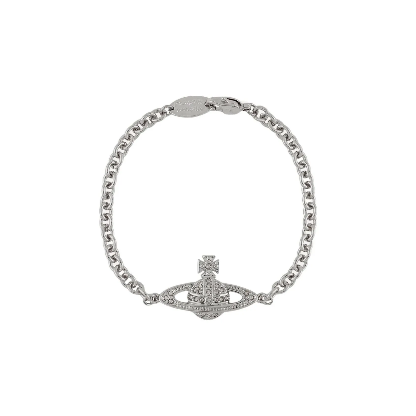 Vivienne Westwood Street Style Chain Logo Bracelet