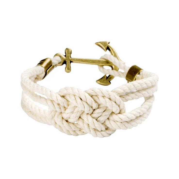 Kiel James Patrick Хлопок, лен, смесь, браслеты, унисекс