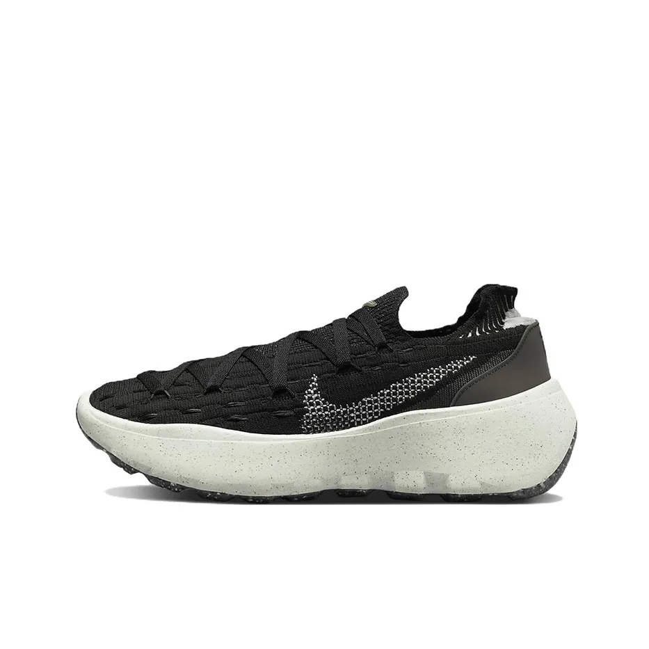 Nike Space Hippie 04 Shock Absorbers Slip-Resistant Abrasion-Resistant Lightweight Low Top Casual Men's Black Найк Space Hippie 04 Амортизаторы Slip-Resistant Abrasion-Resistant Lightweight Низкий Топ Повседневный Мужской Черный