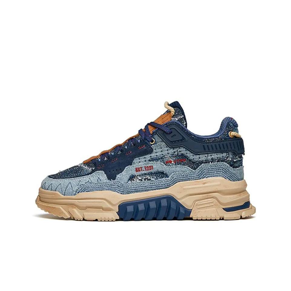 Anta Mission: Impossible Collection Low-Top Skateboard Shoes Men's Blue