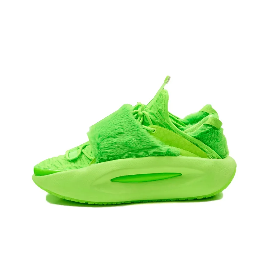 LiNing Cloud Travel 䨻 Cushioned Anti Slip And Wear Resistant Lightweight Low Top Casual Shoes Men's Neon Green