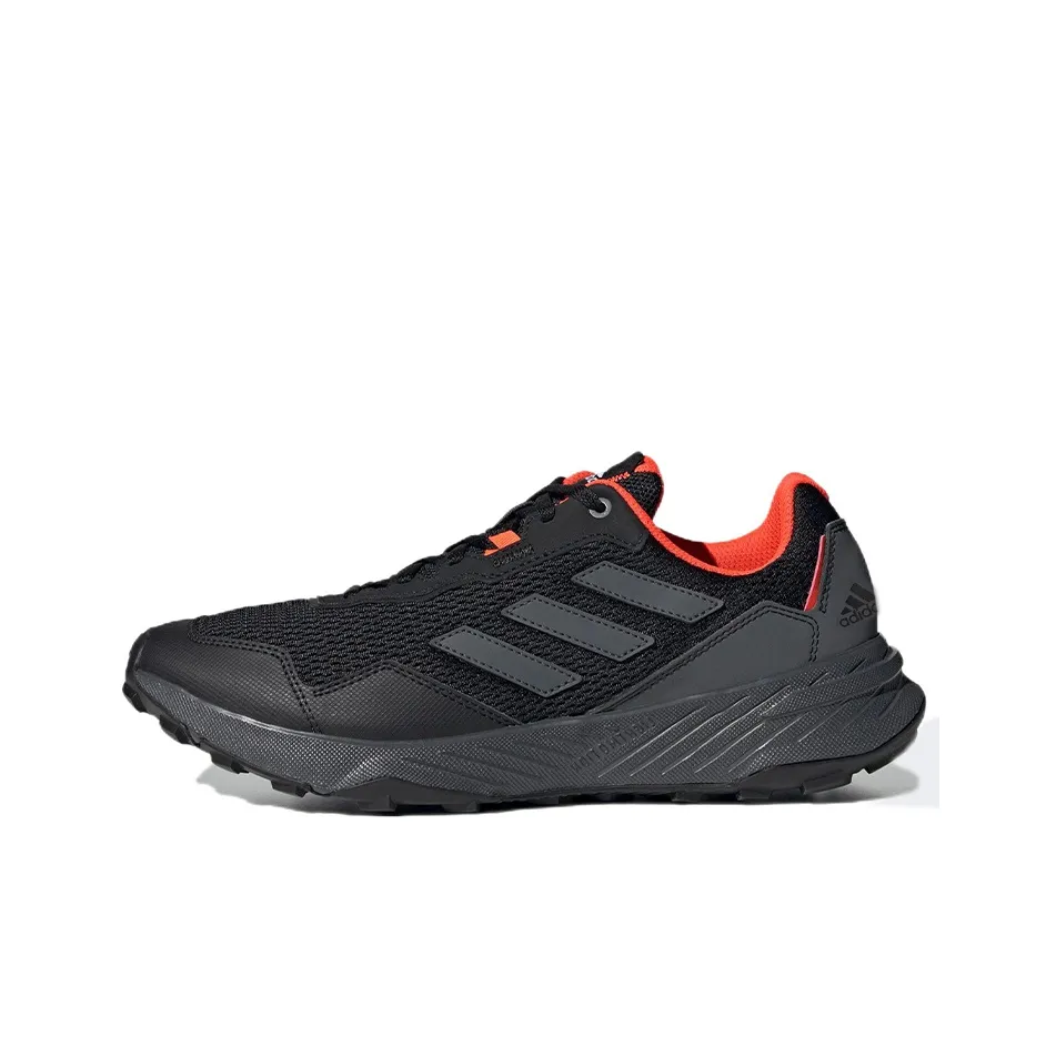 Adidas Tracefinder Trail Running Shoes 'Black Solar Red'