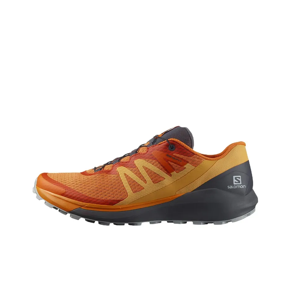 SALOMON Sense Ride 4 Running Shoes Men's Low Top Orange/Black