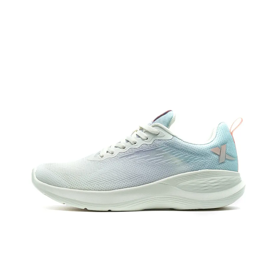 XTEP Shuyue1.0 Cushioned Wear-Resistant Breathable Lightweight Low-Top Running Shoes Women's Purple Pink Blue