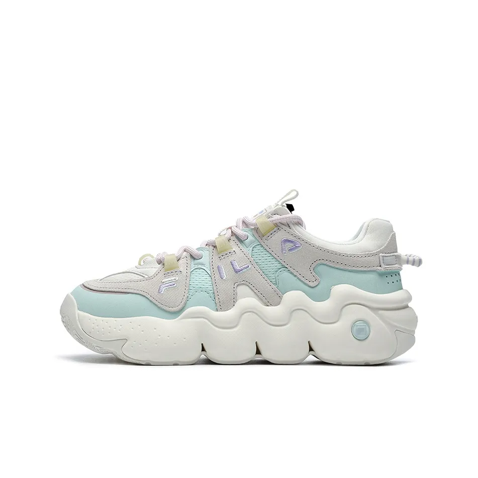 FILA BARRICADE II Low Top Casual Shoes Women's White Blue