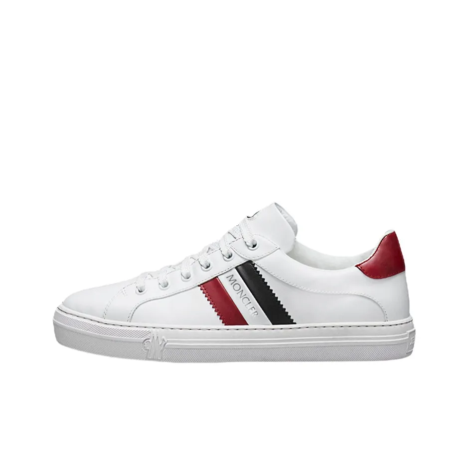Moncler Ariel Low Top Sports Casual Shoes Women's White Red