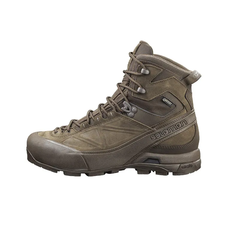 SALOMON Gore Tex Outdoor Shoes Men's High Top Brown