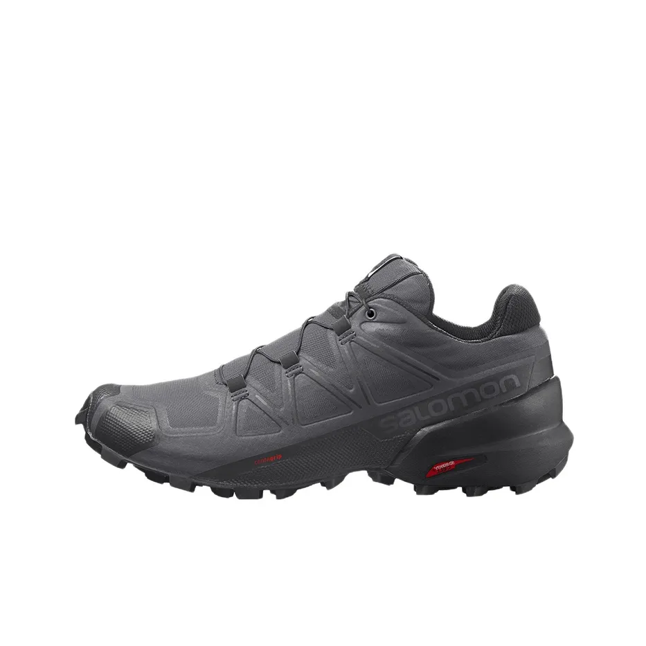 SALOMON Speedcross 5 Abrasion Resistant Low Top Running Shoes Men's Black