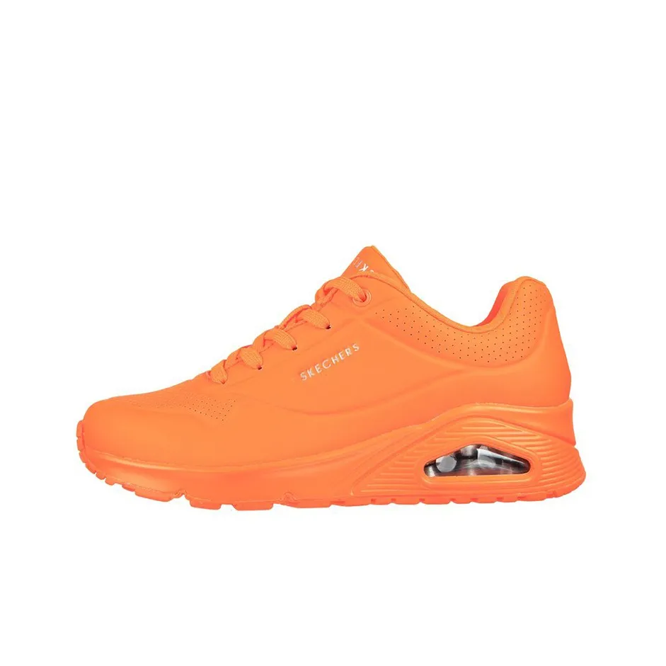 Skechers Uno Low Top Casual Shoes Women's Orange