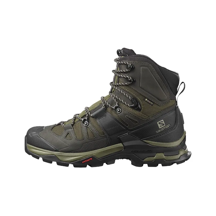 Salomon X Ultra 3 Устойчивый к истиранию Высокий Топ Альпинистская Походная Обувь Мужская Черный Зеленый