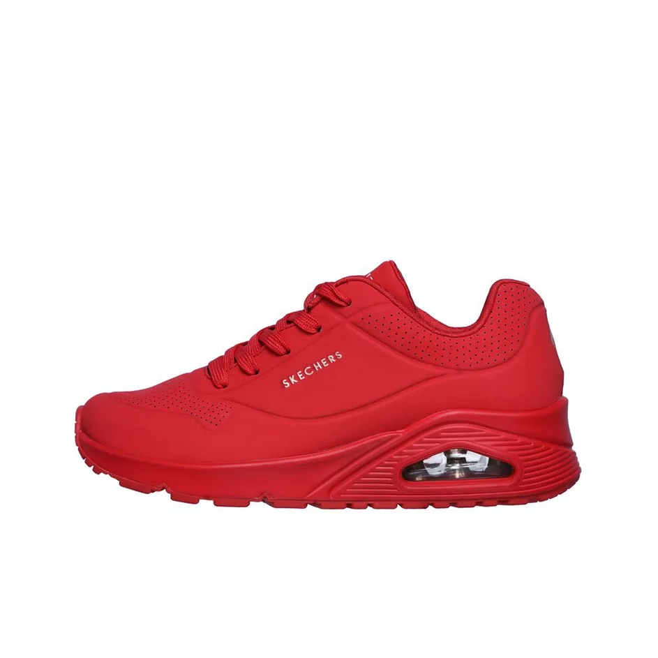 Skechers Uno Low Топ Кэжуал Женский Красный