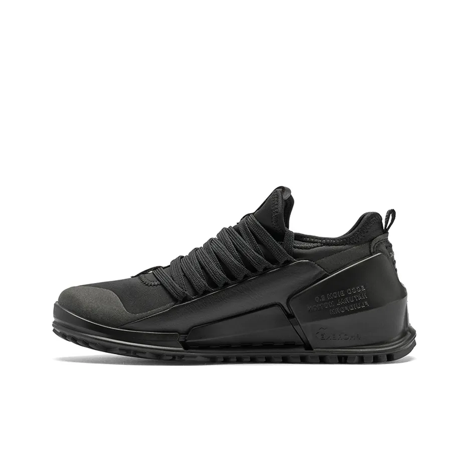 Ecco Walking Collection Cushioned Slip Resistant Abrasion Resistant Low Top Casual Shoes Women's Black