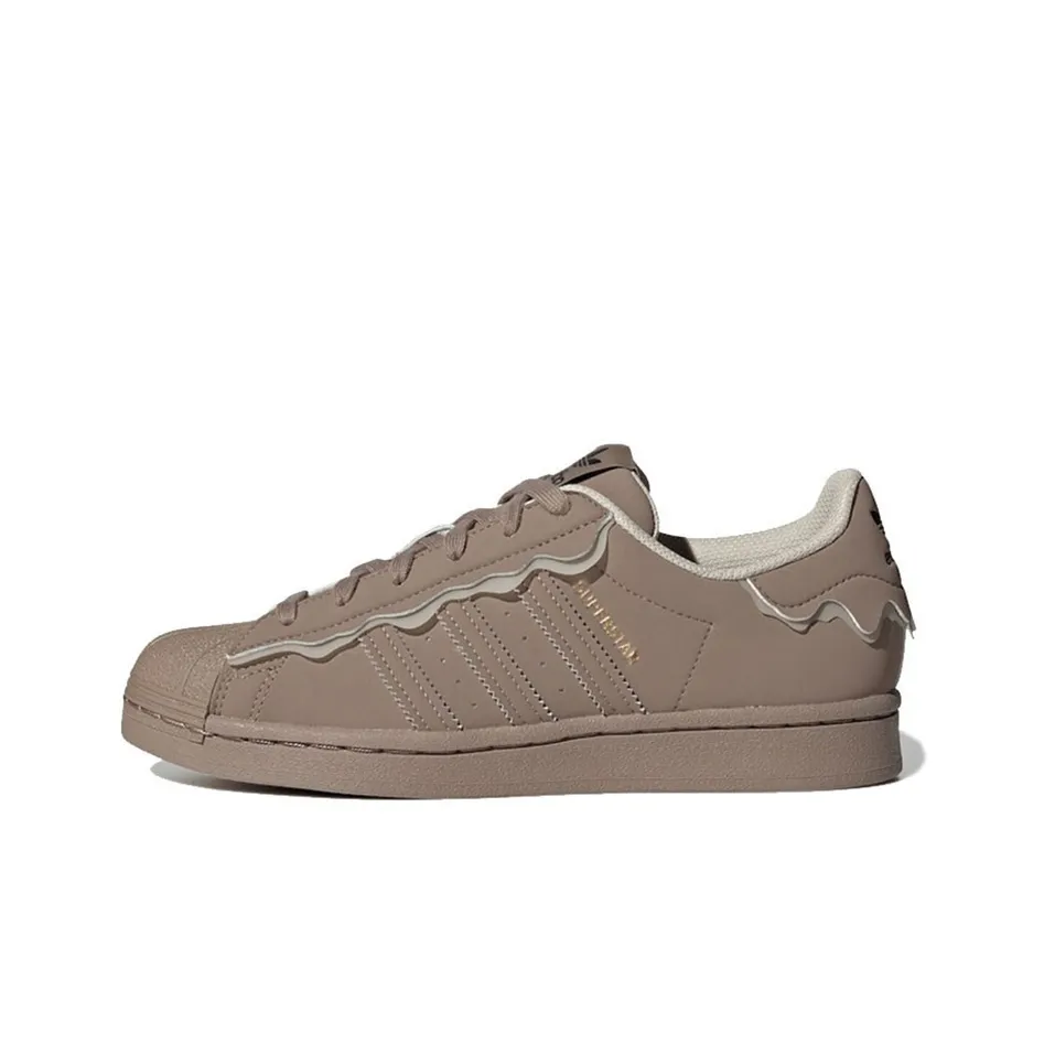 Adidas Originals SUPERSTAR Low Топ Скейтборд Кроссовки Женские Тауповый