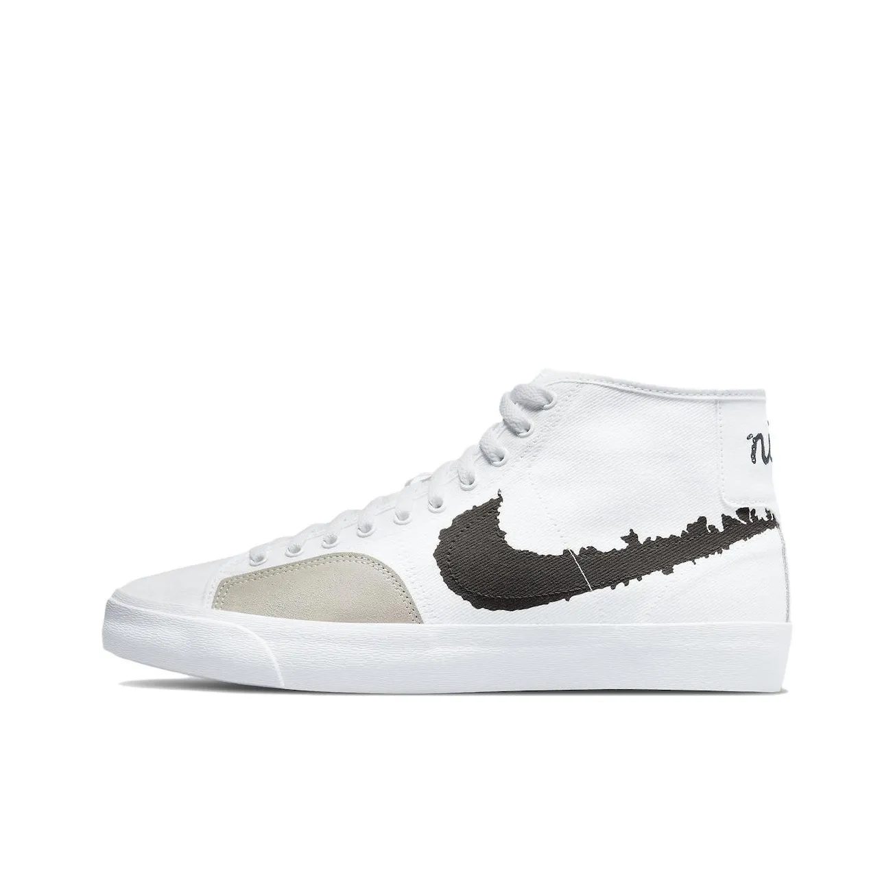 Nike Sb Blazer Court Mid Prm White Black