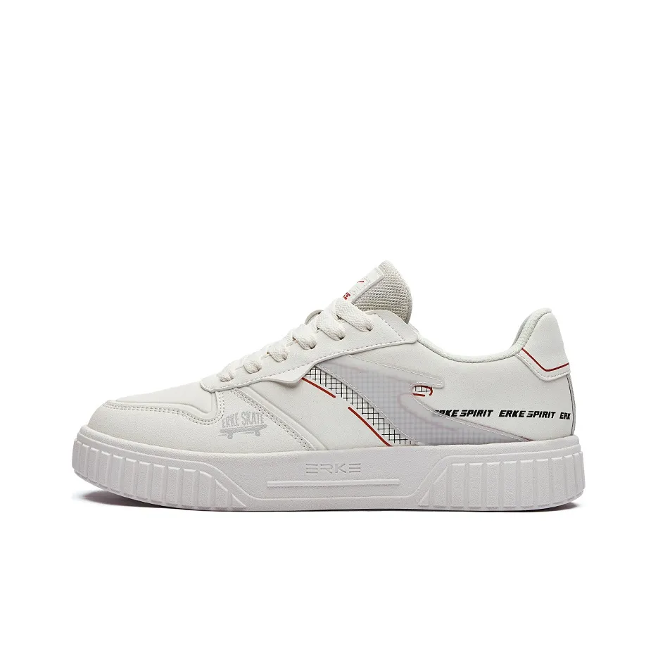 Erke Warlord Anti Slip Wear Resistant Low Top Skateboard Shoes Men's Light Purple