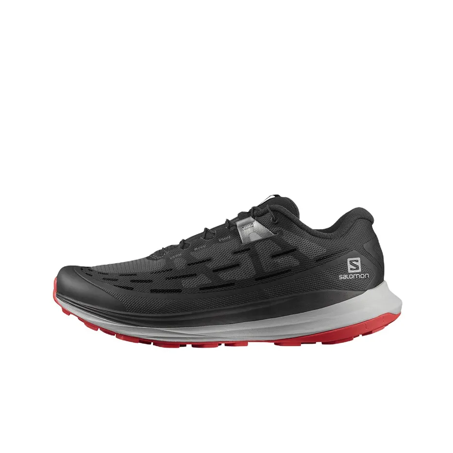 SALOMON Износостойкие Дышащие Низкие Кроссовки для Беговых Пути Мужские Черные