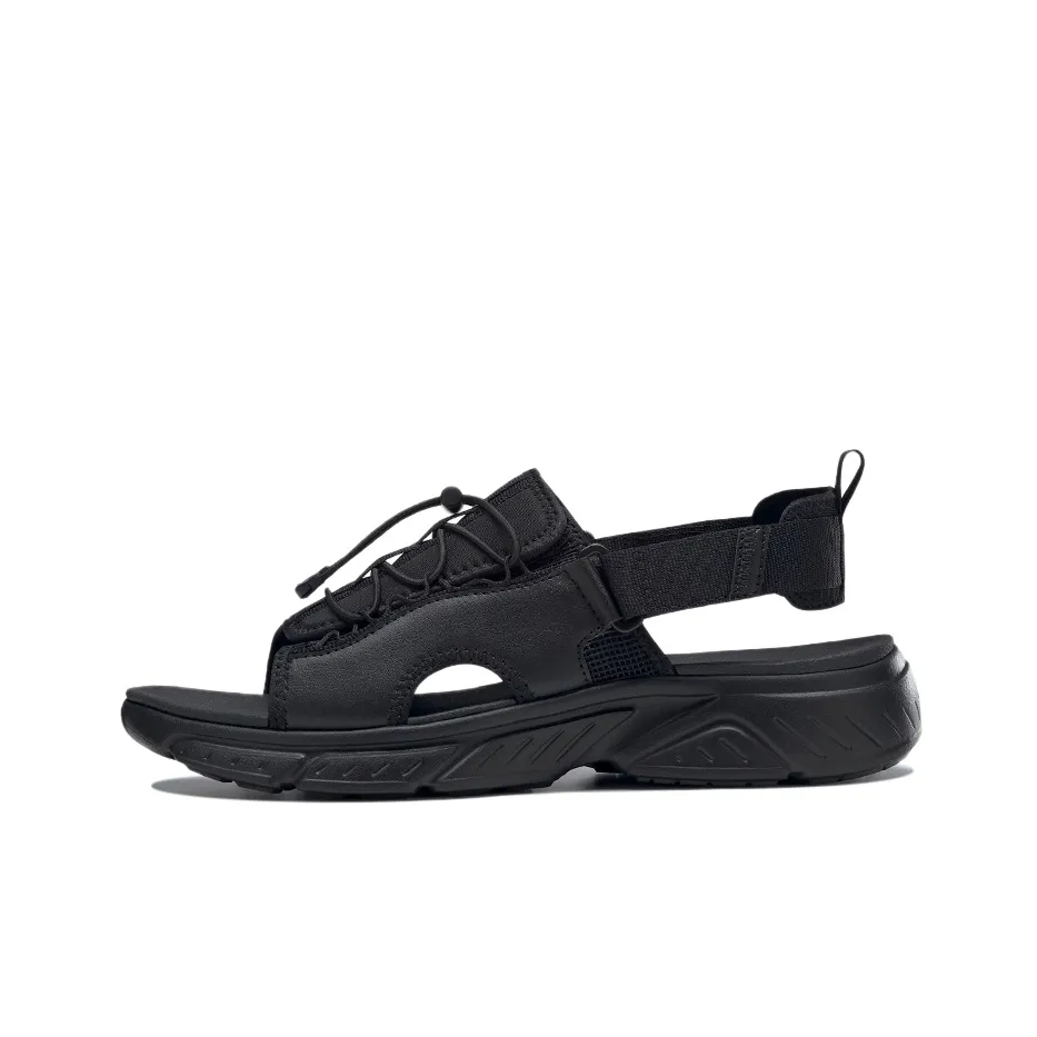 Reebok Hyperium Slides Athleisure Casual Sports Sandals Unisex Black