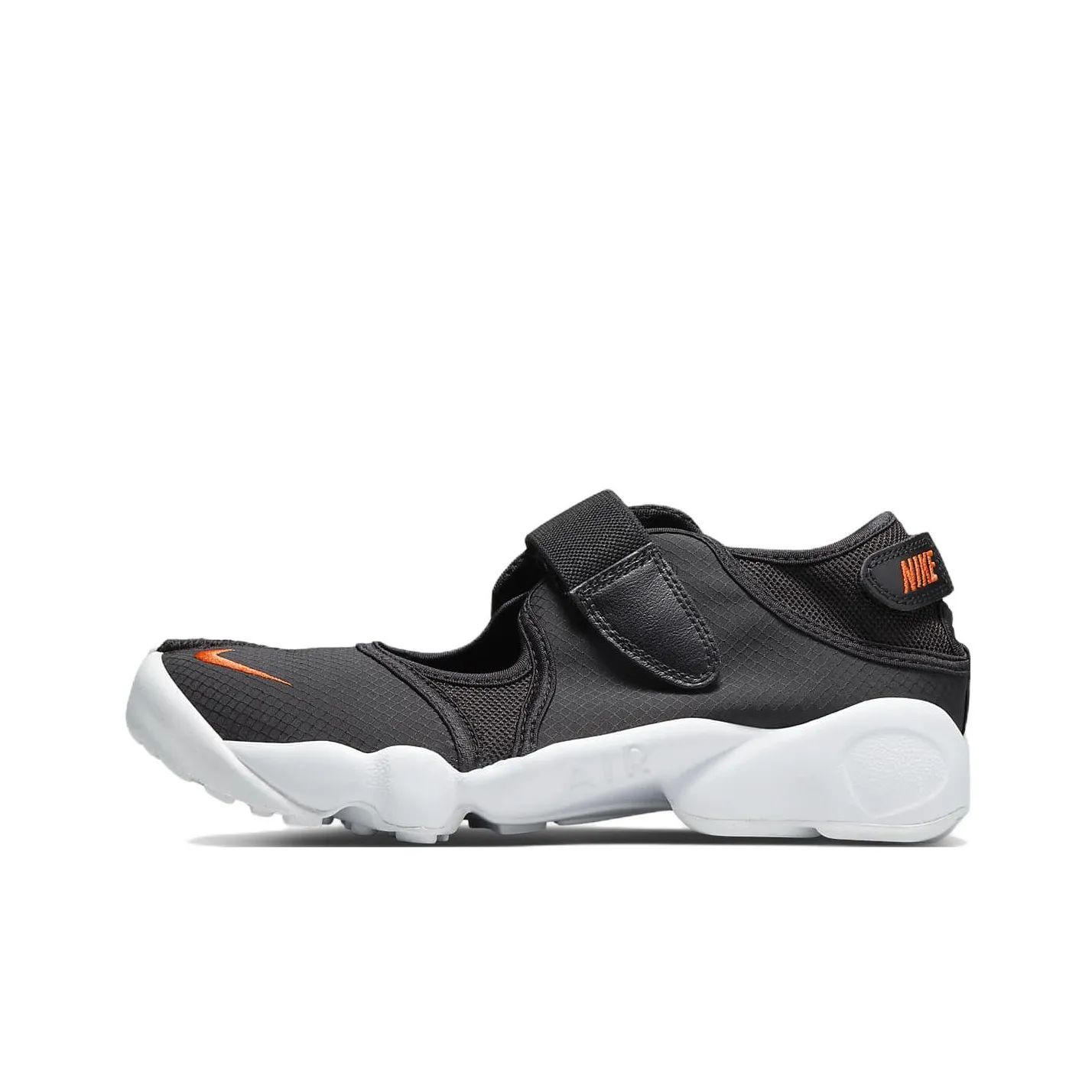 Nike Air Rift Breathe Black Rush Orange Women's